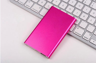 Customize colorful logo printing Ultra thin credit card 2600mah portable power bank
