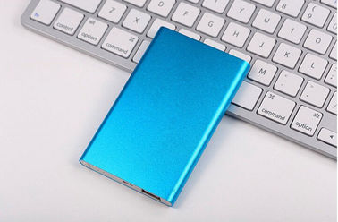 Customize colorful logo printing Ultra thin credit card 2600mah portable power bank