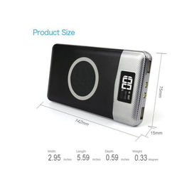 2018 Newest portable QI 12000 mAh wireless charger power bank for iphone x / mobile phone charger bank