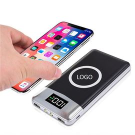 2018 new mobile charger power bank Custom 10000mAh 12000mah LED digital screen Display 3 in 1 qi wireless charger power bank