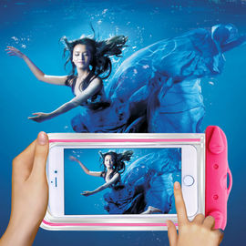 New For iphone 8 water proof led light phone case with multi color waterproof bag
