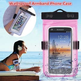 2018 New Waterproof Cell Phone Case Bag Waterproof Case for iPhone Android Underwater Phone Case with Fluorescent Light