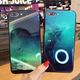 For iphone X tempered glass case slim soft TPU natural scenery pattern marble OEM phone cover
