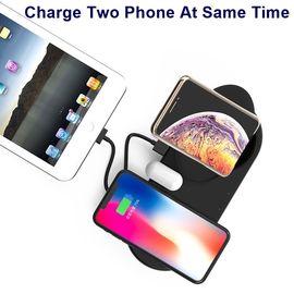 Universal 5 in 1 Wireless Phone Charger for Apple Watch/iPhone Portable Fast Charging Multi cell phone Charger for Airpod/Tablet