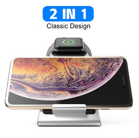 2019 Fast Charging Qi Wireless Desktop Charger Stand 2 in 1 Universal for Samsung/iPhone/Huawei for Apple Watch iWatch